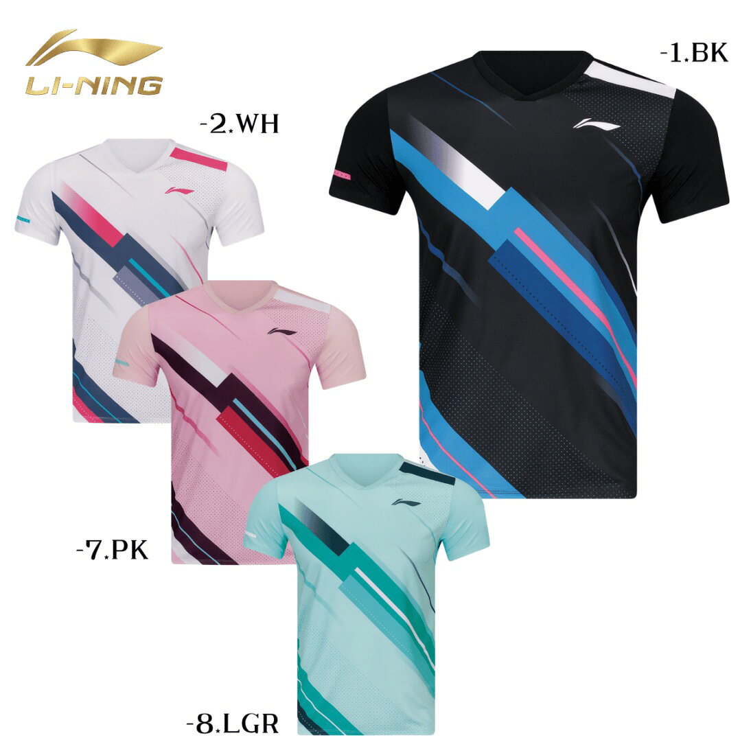 【レビュー投稿やLINE追加でクーポンGET】リーニン バドミントン ウェア LI-NING UNI ゲームシャツ AATW021 2026年カタログ商品