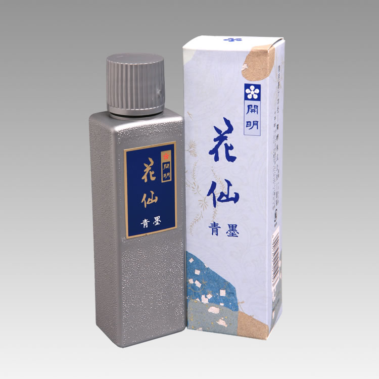 墨汁 花仙　青墨 100ml【開明製】SU2109