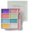 吉祥 顔彩 パールカラー8色セット