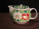 【九谷焼】ポット(日本茶 急須 ポット 茶器 陶器 ティーポット) 金彩山茶花