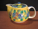 【九谷焼】ポット(日本茶 急須 ポット 茶器 陶器 ティーポット) 吉田屋山茶花