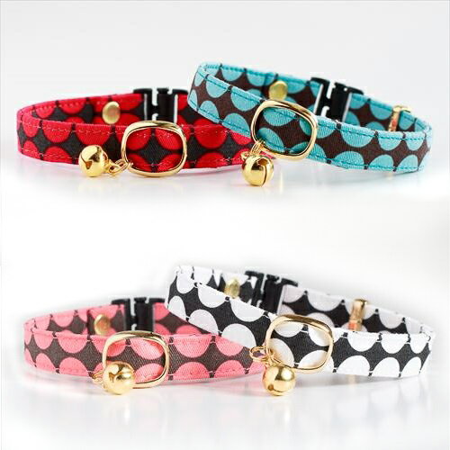 猫 首輪 子猫 鈴 セーフティーバックル 鈴付 猫用 フェレットにも 迷子札別売有 ペットグッズ 安全首輪 ハゲにくい 【猫雑貨招福】