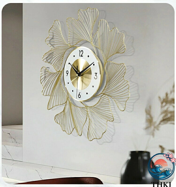 【全品5%ポイント】壁掛け時計 おしゃれ 花の形 北欧 シンプル おしゃれ 大きい 静...