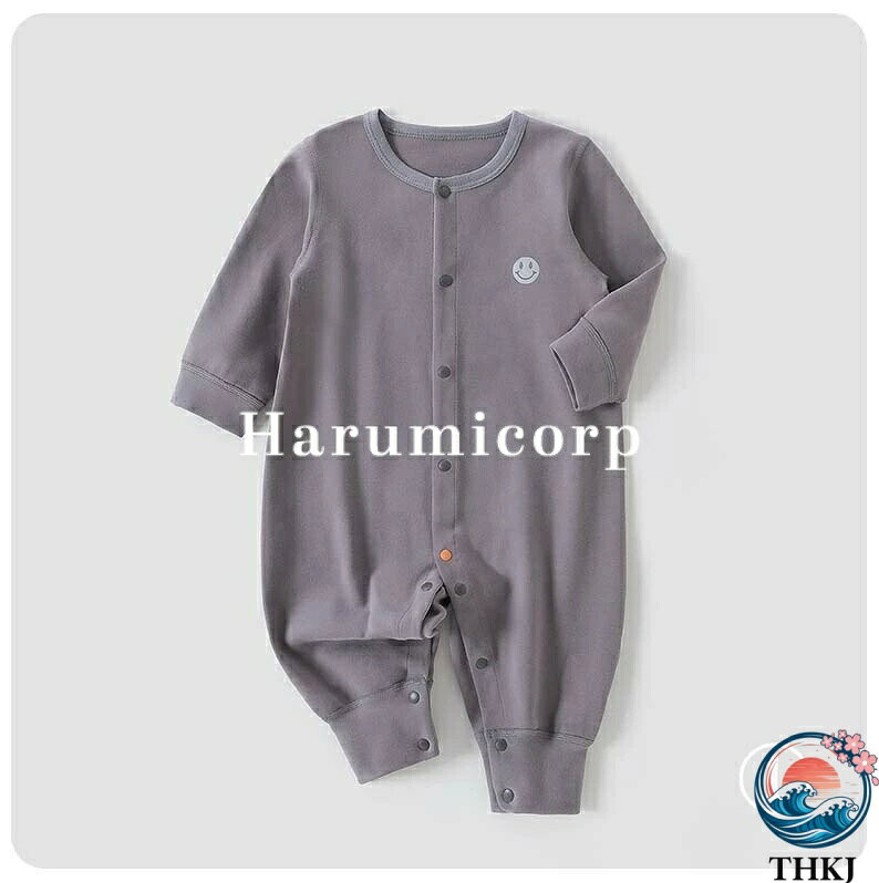 樂天商城 - 【全品2点で5%OFF】ロンパース 長袖 女の子 男の子 冬 秋冬 ベビー服 ベビー シンプル 前開き 新生児 カバーオール 退院着 ベビーロンパース おしゃれ 秋 前開き 赤ちゃん 綿 コットン コットン 出産祝い プレゼント 子供服 肌着 ルームウェア お部屋着 66cm 73cm 80cm 90cm