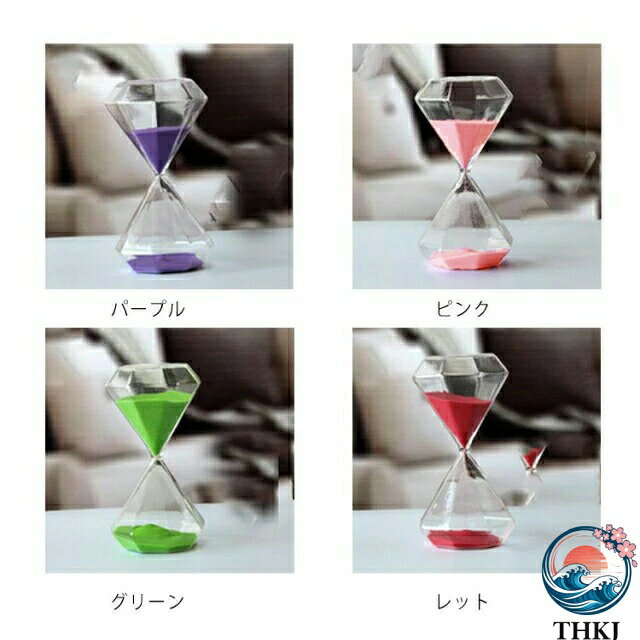 【全品5%ポイント】インテリア 卓上 15分計 ブラック 砂時計 15分 ゴールド ガラス...