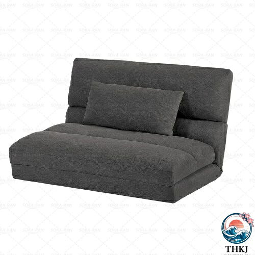 【全品5%ポイント】【ダークグレー 】折りたたみ ソファベッド 座椅子 幅103cm 2人掛け ソファ リクライニング 5段階 コンパクト P1/P2 おしゃれ プレゼント ギフト 贈り物 [3]