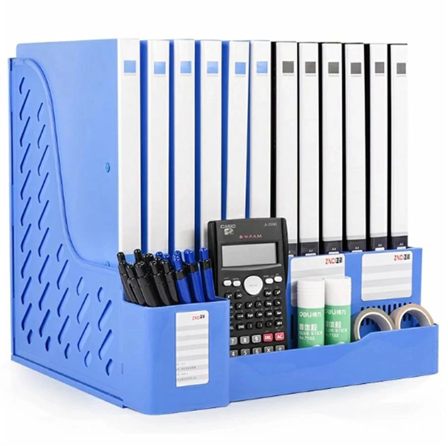 オフィスデスクのファイル収納棚、大容量収納、ファイル整理が整然としていて、一目瞭然で、組立が簡単で、わずか6ステップで簡単に組立を完了することができます。