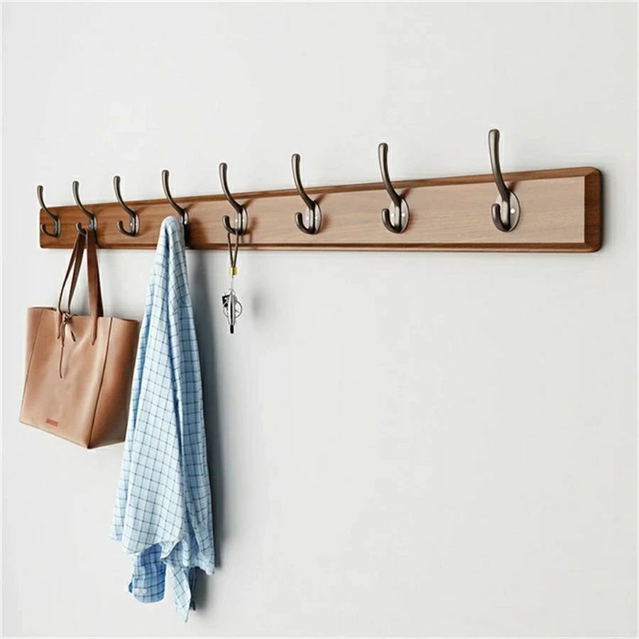 【全品2点で5%OFF】「人気商品」壁掛けハンガー 4連 5連 6連 8連 壁掛けフック ハンガーラック ハンガー コートハンガー ウォールハンガー ウォールラック ウォールシェルフ 簡単取付 壁面収納