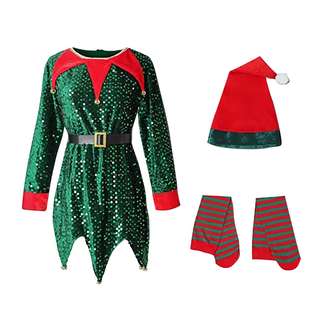 【全品2点で5%OFF】クリスマス 衣装 クリスマスツリー サンタクロース コスチューム 子供 プレ ドレス ..