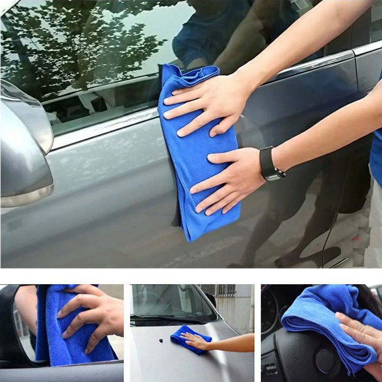【全品5%ポイント】 洗車タオル マイクロファイバークロス 30×30cm 50枚入 吸水 車...