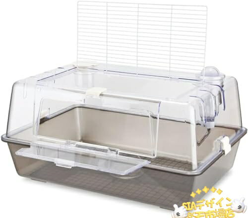 【全品2点で5%OFF】ハムスター ケージ W55*D39*H26.5CM ハムスターケージ ルーミー 大型 大きい DIY 大..