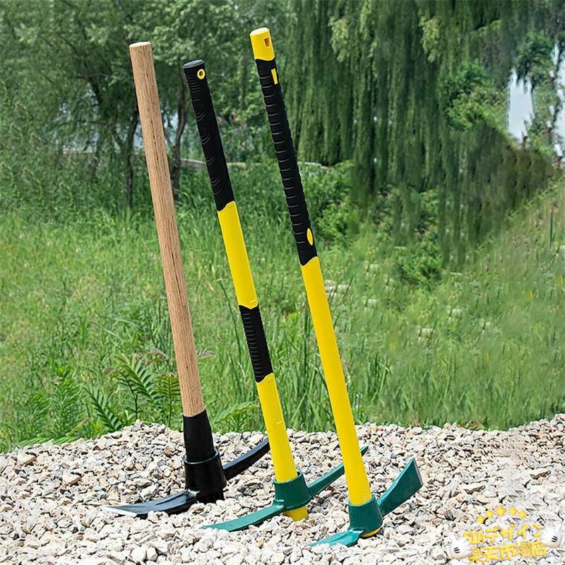 【全品2点で5%OFF】つるはし 掘削 木の根 ツール クロスつるはし 斧 農業 超純鋼 屋外 マンガン鋼 再生..