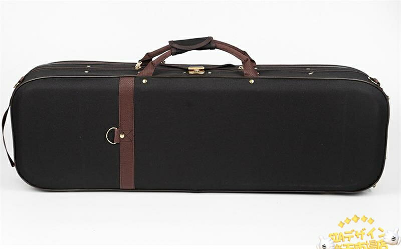 SIAデザイン楽天市場店の【全品5%ポイント】4/4 バイオリンケース 軽量 オブロングケース 角型 弓2本収納 ショルダーストラップ付き 3/4 1/2 1/4 1/8 1/10 1/16 1/32 600D｜アングル2