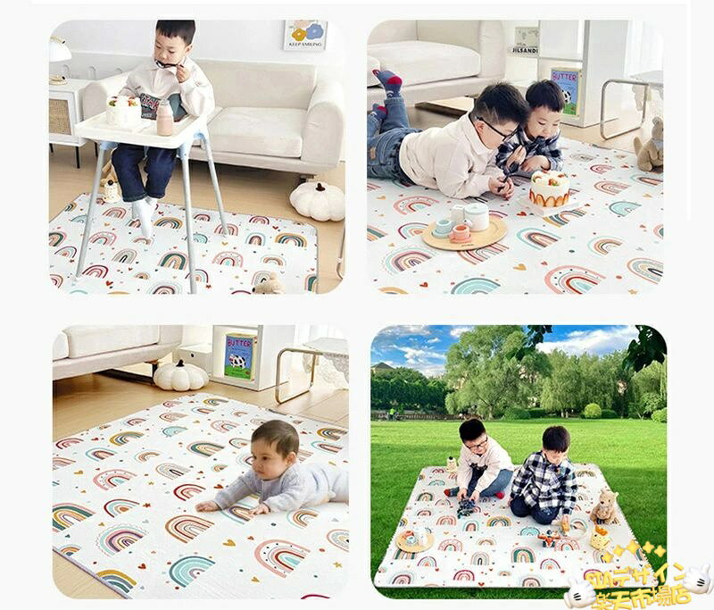【全品5%ポイント】食べこぼし マット 15色 子供 床 離乳食 130*130cm プレイマッ...