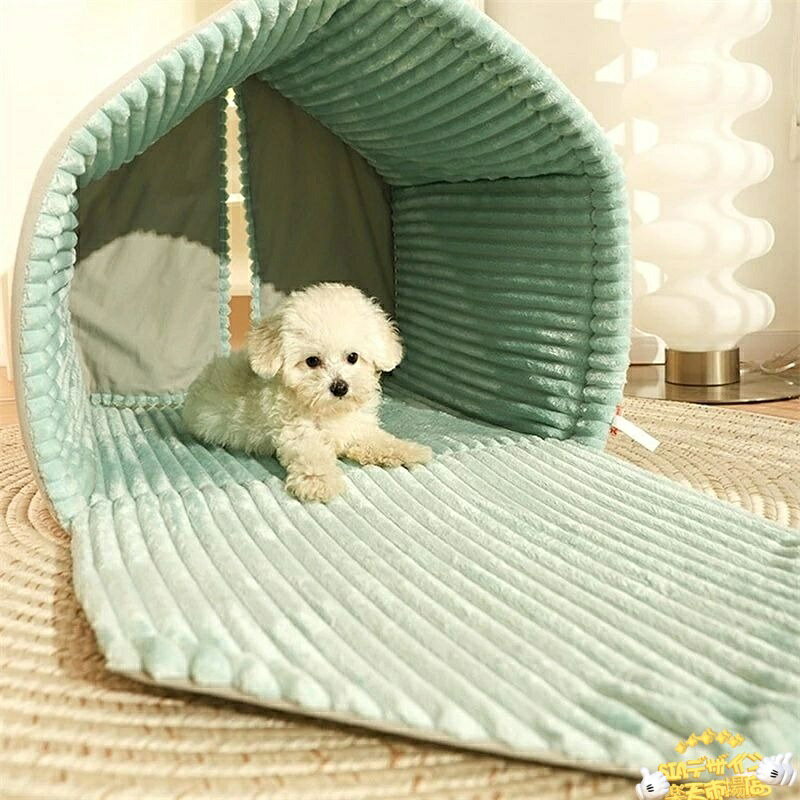 【全品5%ポイント】ペットハウス 安定 丈夫 ペットベッド 春夏秋 滑りにくい裏生地...