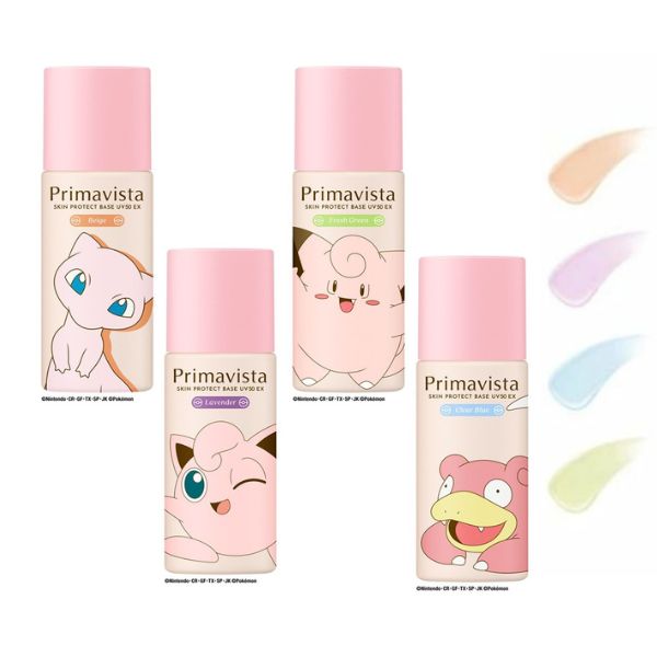 ◆Marathon Points x5 & Up to 2000 Yen OFF Coupon◆【Kao Certified Shop】Primavista Skin Protect Base Sebum Control UV50 EX 25ml (4 colors total) Primavista (Released May 9th! Includes limited edition packaging in collaboration with Pokémon) | Makeup Base |