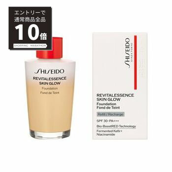 【マラソンP10倍 100 Pバック抽選】SHISEIDO メーキャップ エッセンス スキングロウ ファンデーション （レフィル） 30mL 資生堂