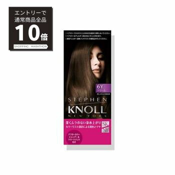 【マラソンP10倍&100%Pバック抽選】スティーブンノル　カラークチュール クリームヘアカラー ＜6Y　イエローブラウン＞　コーセー