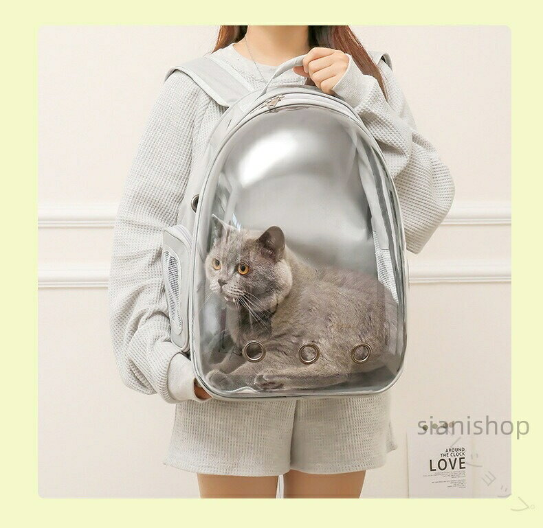 ペットリュック 猫 小型犬 兎 ねこキャリーバッグ ペットキャリーバッグ 猫キャリ...