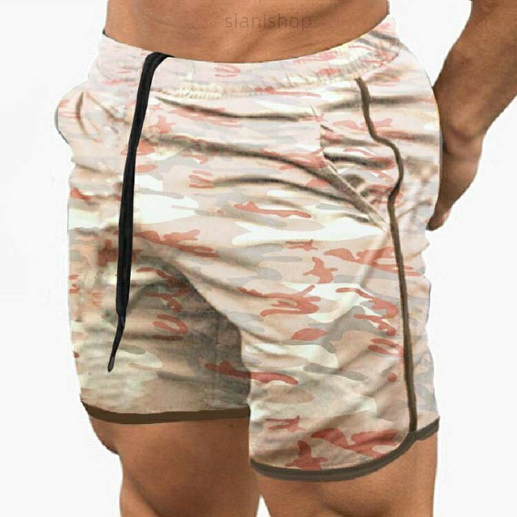 フィットネスパンツ ショートパンツ 通気性 メッシュ 速乾 短パン ストレッチ ジム...