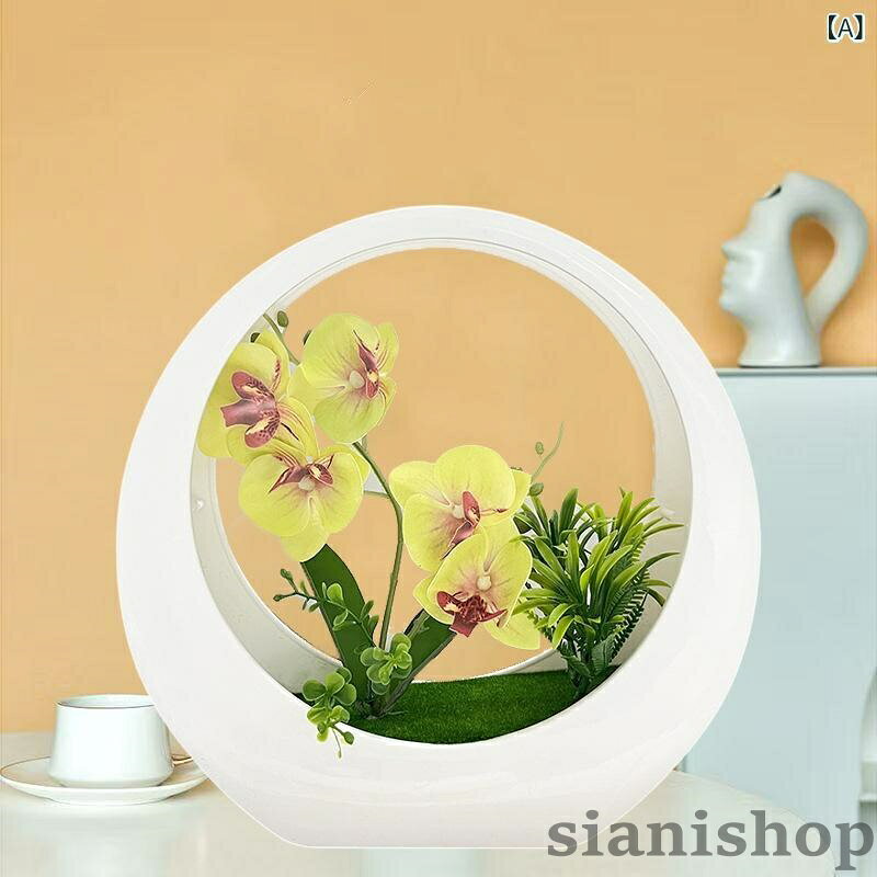 造花 盆栽 観葉植物 フェイクグリーン A:グリーン B:ホワイト C:ネイビー D:ピンク E:ピンク F:ホワイト