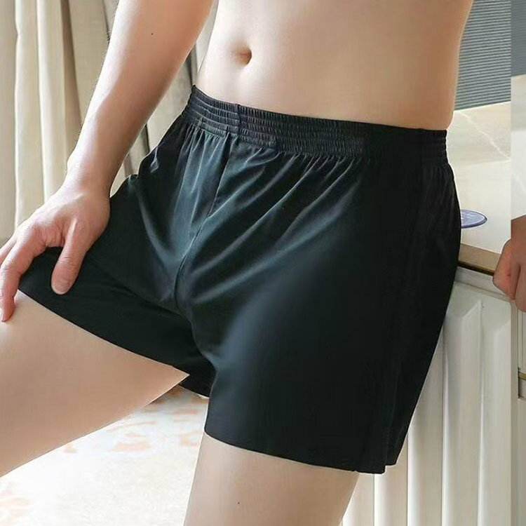 Sianiの接触冷感 男性用 トランクス パンツ 3枚セット 通気 ストレッチ 下着 おしゃれ メンズ メンズトランクス 夏用 冷感 プレゼント 父の日 ボクサーパンツ｜アングル3