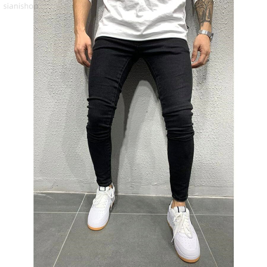 ジーパン ファッション ボトムス スキニーデニム ストレッチ スウェット 40代 デニムパンツ ジーンズ sianishop-10031070 Siani サンプル画像3