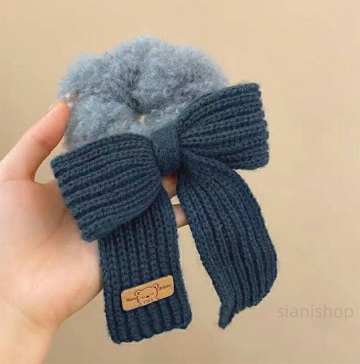 ヘアゴム リングゴム レディース 髪飾り 髪留め ヘアアクセサリー まとめ髪 ニット...