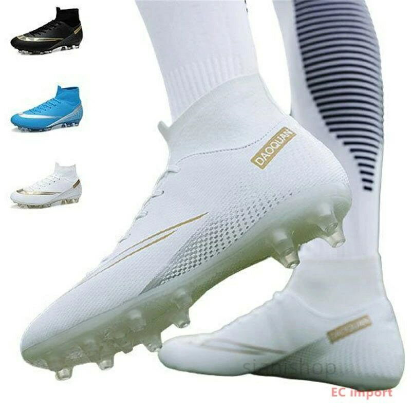 Stockings - 天然芝用 春 新作 おしゃれ サッカースパイク サッカー メンズ ファッション 秋 夏 スニーカー スポーツ 冬 人工芝用 トレーニング サッカーシューズ