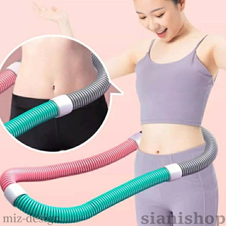 フラフープ 大人用 1.6kg ソフト ソフトスプリングフラフープ エクササイズグッズ ...