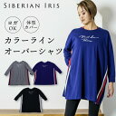 SALE!【カラーラインオーバーシャツ】送料無料 オーバーサイズ 大きめ ヨガウェア トップス おしゃれ かわいい ホットヨガ スポーツウェア ピラティス ダイ...
