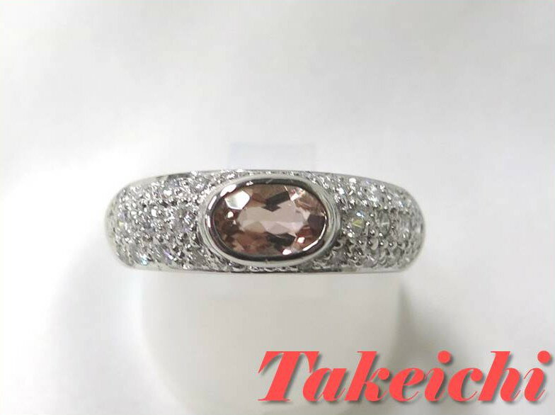 【中古】Pt900★リング指輪天然...