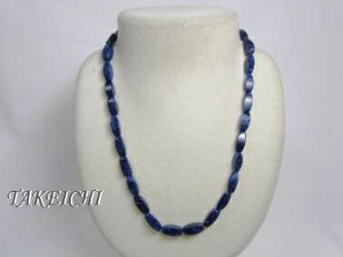 【中古】シルバー★ネックレスラピス...