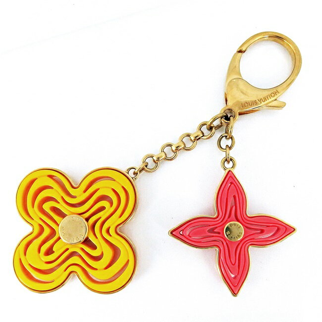 【ルイヴィトン】GP★キーホルダー チャーム ビジューサックナイフ モノグラムフラワー 【中古】 /e8576