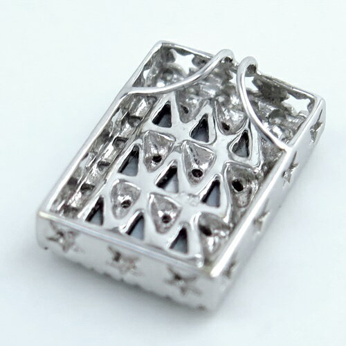 K18WG★ペンダントトップシェル◇ダイヤモンド0.30ct【中古】/10019209