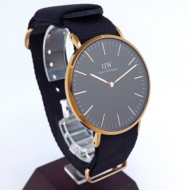 【DanielWellington/ダニエルウェリントン】B40R22 CLASSIC クラシック 点検済 黒文字盤 腕時計 メンズ 人気 おしゃれ【中古】/10021928