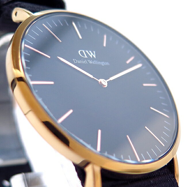 【DanielWellington/ダニエルウェリントン】B40R22 CLASSIC クラシック 点検済 黒文字盤 腕時計 メンズ 人気 おしゃれ【中古】/10021928