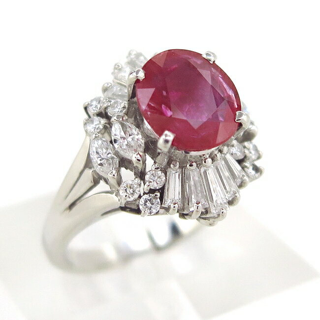 【中古】Pt900プラチナリング指...