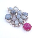 Pt900 プラチナ ピンクスターサファイア11.350ct ダイヤ0.162ct ペンダントトップ ネックレス ソーティング付き【中古】/20859/1000...