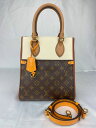 【ルイ・ヴィトン/LOUIS VUITTON】フォールドトートMM 2way ショルダー キャメルサンビーム M45376 美品【中古】10022758