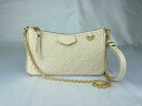 【ルイ・ヴィトン/LOUIS VUITTON】イージーポーチ 3way 斜め掛け カラー【クレーム】 M81066【中古】10026117