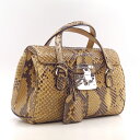 【GUCCI/グッチ】レディロック ハンドバッグ パイソン 可愛い オ...(4)