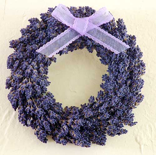 富良野から！ラベンダーリース◆ドライフラワー