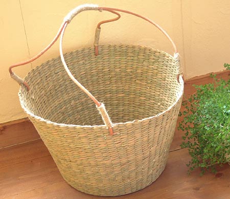 ガマ草　ホームバスケット