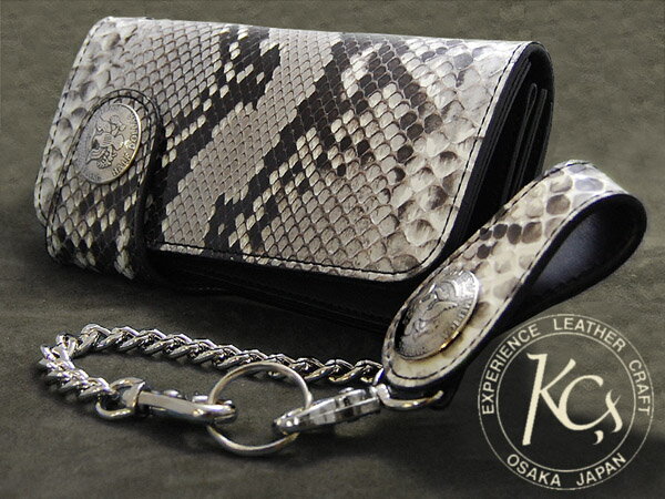 ケーシーズ KC'S ケイシイズ ケイシーズ kc,s kcs ライダース ウォレット パイソン / ...