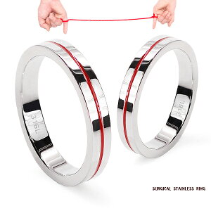 指輪 リング レディース メンズ レッドラインサージカルステンレスリング ファッションリング ペアリングに ペア カップル プレゼントに♪ 7号 9号 11号 13号 15号 17号 19号 21号 可愛い かわいい おしゃれ サージカル ステンレス シンプル バレンタイン