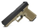 サイドアームズカスタム 東京マルイ ガスブローバックガン Glock17 JDG POLYMER80フレームカスタム FDE