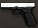 サイドアームズカスタム 東京マルイ ガスブローバックガン Glock17 Gen.4 セラコートシルバーカスタム