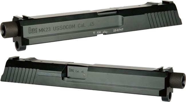 DETONATOR KSCMk23ソーコムピストル（Co2)対応 US SOCOM MK23MOD.0 Phase3タイプ カスタムスライド