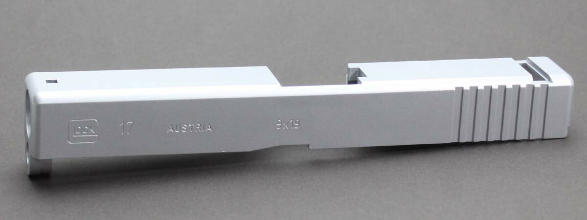 サイドアームズカスタム 東京マルイ ガスブローバックガン Glock17 Gen3 セラコートシルバースライド